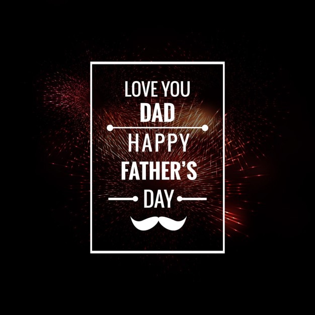 Modern fathers day background