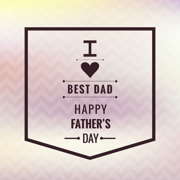 Modern fathers day background