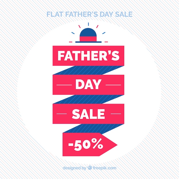 Modern fathers day sale background