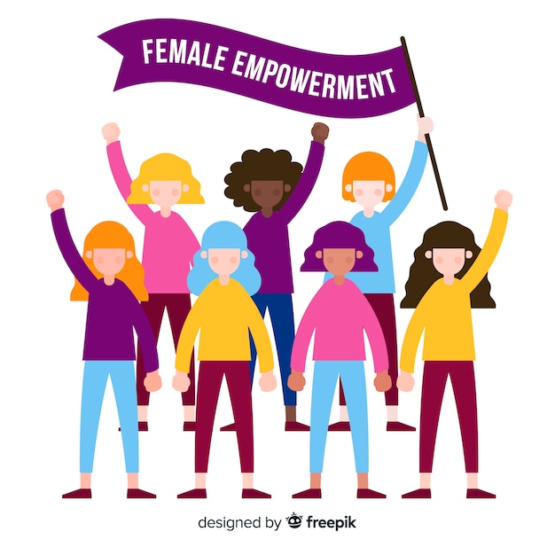 Modern Feminism Concept With Flat Design Vector | Free Download