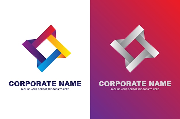 Download Free Modern Flat Square Logo Premium Vector Use our free logo maker to create a logo and build your brand. Put your logo on business cards, promotional products, or your website for brand visibility.