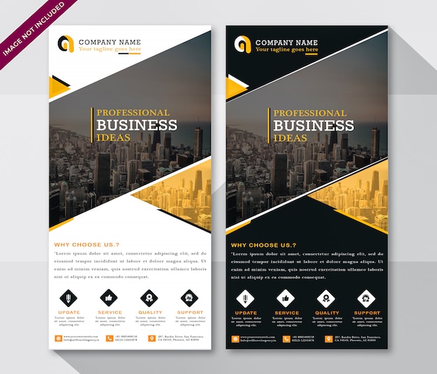 Premium Vector Modern Flyer For Corporate Business