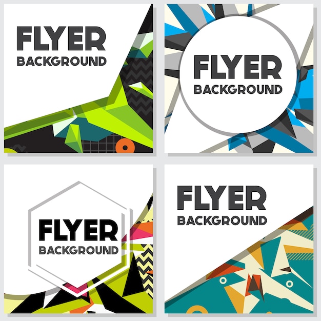 Modern Flyer Design Free Vector