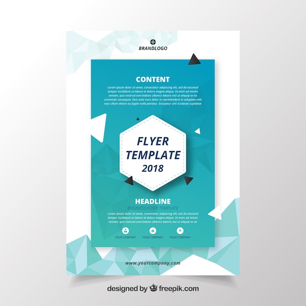 Free Vector Modern Flyer Template