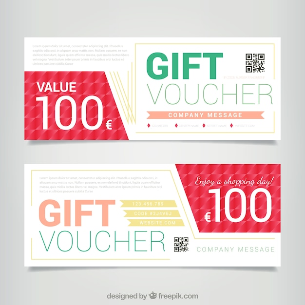 Download Free Download This Free Vector Modern Gift Voucher Use our free logo maker to create a logo and build your brand. Put your logo on business cards, promotional products, or your website for brand visibility.