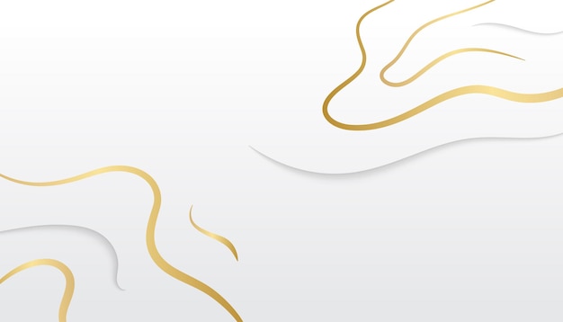 Premium Vector | Modern gold and white abstract background with golden