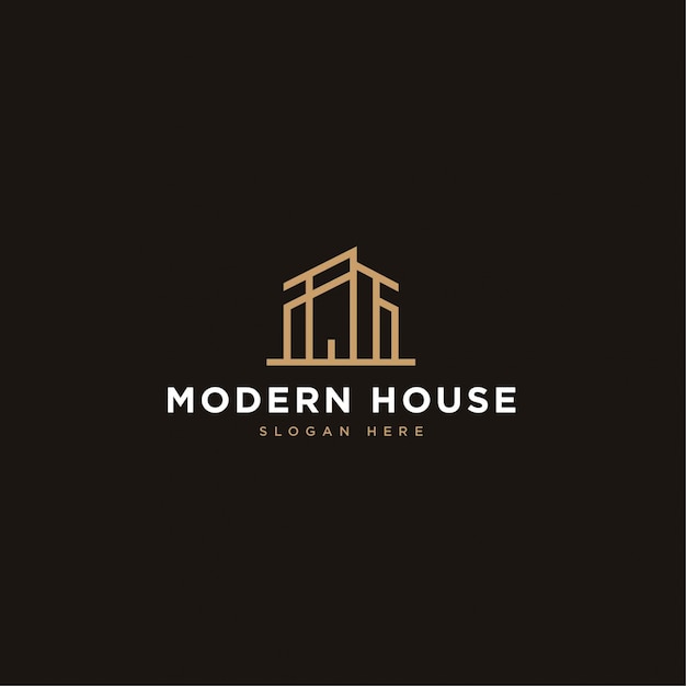Download Modern Architecture Modern Construction Company Logo PSD - Free PSD Mockup Templates