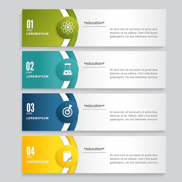 Download Free Modern Infographic Design Element Banner Premium Vector Use our free logo maker to create a logo and build your brand. Put your logo on business cards, promotional products, or your website for brand visibility.