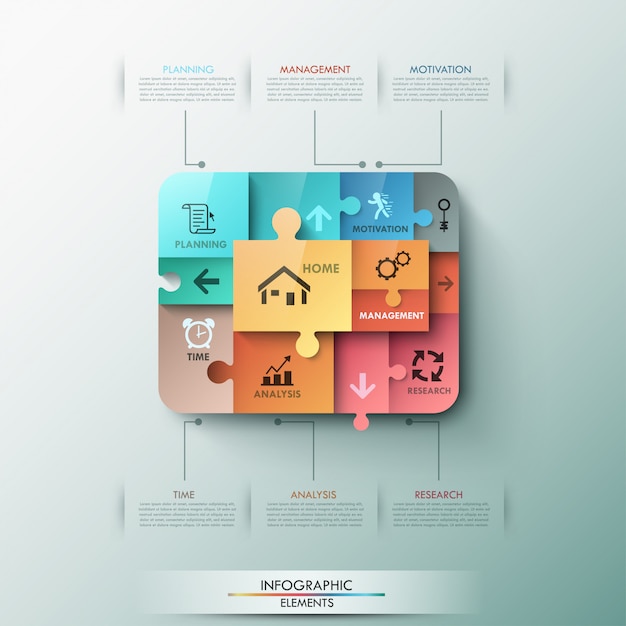 Home analysis. Инфографика PSD исходники. Инфографика паззл. Инфографика пазл красота. 5 Steps инфографика пазлы.