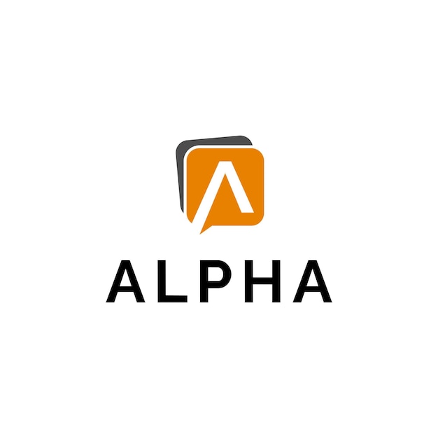 Premium Vector | Modern initial a alpha business finance logo design