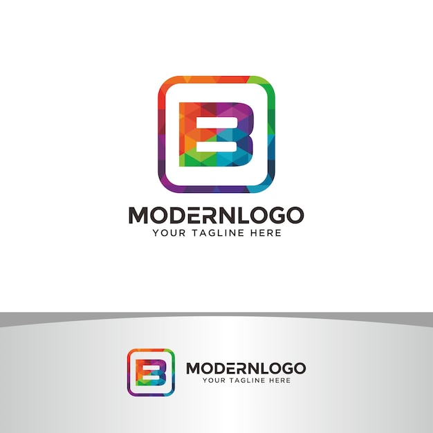 Download Free Modern Letter B Logo Design Template Premium Vector Use our free logo maker to create a logo and build your brand. Put your logo on business cards, promotional products, or your website for brand visibility.