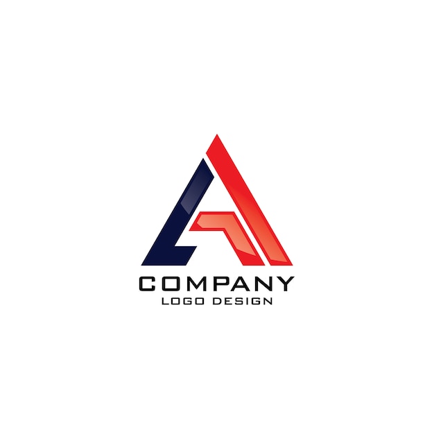 Download Free Modern A Letter Company Logo Template Vector Premium Vector Use our free logo maker to create a logo and build your brand. Put your logo on business cards, promotional products, or your website for brand visibility.