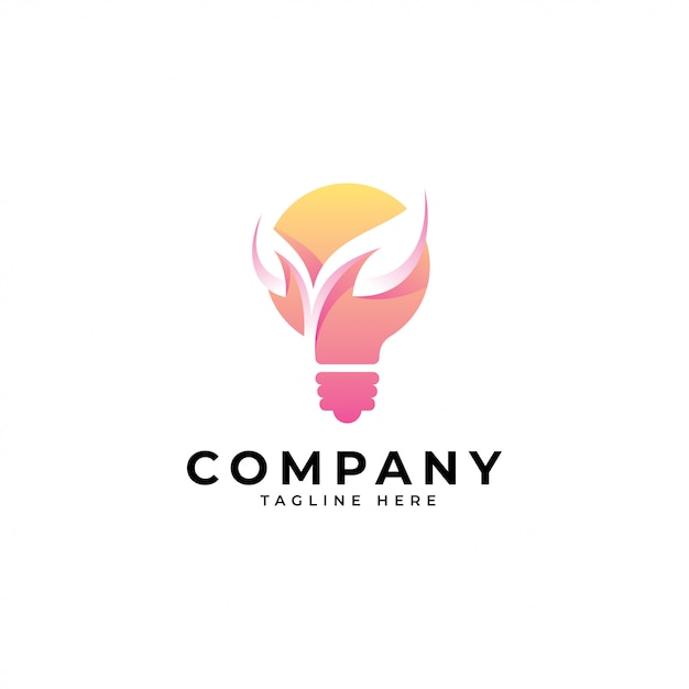 Download Free Modern Light Bulb Idea And Nature Leaf Logo Premium Vector Use our free logo maker to create a logo and build your brand. Put your logo on business cards, promotional products, or your website for brand visibility.