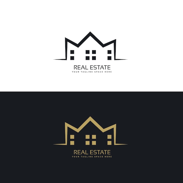 Download Free Download Free Modern Logo Design For Real Estate Sector Vector Use our free logo maker to create a logo and build your brand. Put your logo on business cards, promotional products, or your website for brand visibility.