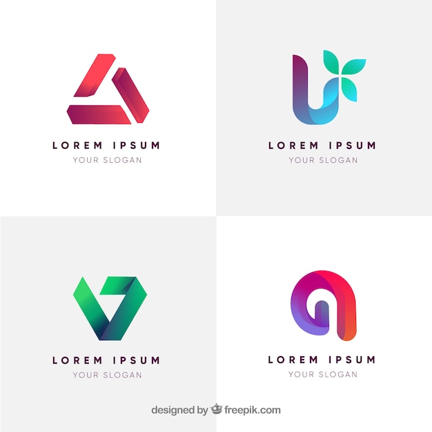 Download Free Freepik Modern Logotype Collection Vector For Free Use our free logo maker to create a logo and build your brand. Put your logo on business cards, promotional products, or your website for brand visibility.