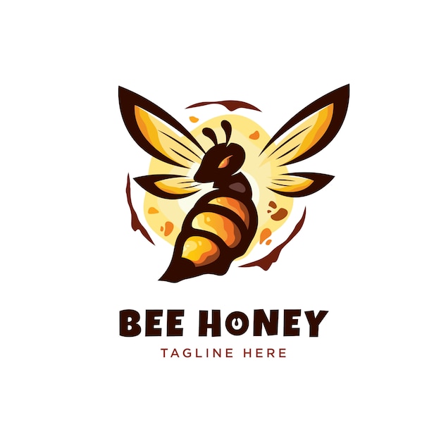 Download Free Modern Minimalism Detailed Bee Honey Logo Premium Vector Use our free logo maker to create a logo and build your brand. Put your logo on business cards, promotional products, or your website for brand visibility.