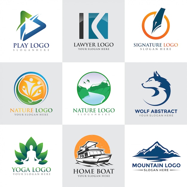 Download Minimalist Modern Company Logo PSD - Free PSD Mockup Templates