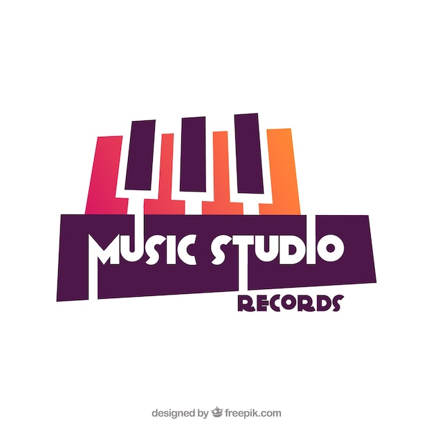 Download Free Download This Free Vector Modern Music Logo Use our free logo maker to create a logo and build your brand. Put your logo on business cards, promotional products, or your website for brand visibility.