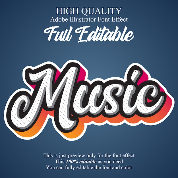 word music font