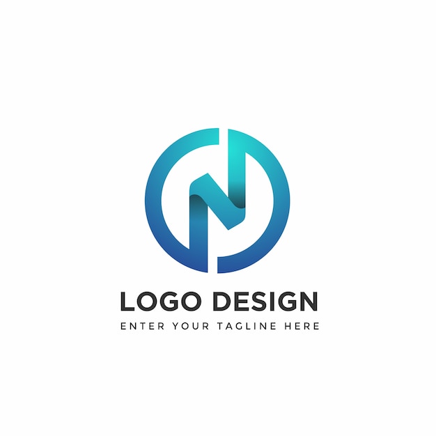 Download Free Modern N With Circle Logo Design Templates Premium Vector Use our free logo maker to create a logo and build your brand. Put your logo on business cards, promotional products, or your website for brand visibility.