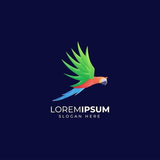 Download Free Modern Parrot Logo Template Premium Vector Use our free logo maker to create a logo and build your brand. Put your logo on business cards, promotional products, or your website for brand visibility.