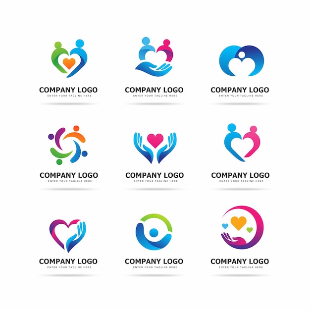 Download Free Modern People Care Logo Design Template Premium Vector Use our free logo maker to create a logo and build your brand. Put your logo on business cards, promotional products, or your website for brand visibility.