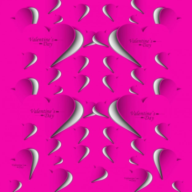 Download Free Vector | Modern pink love background