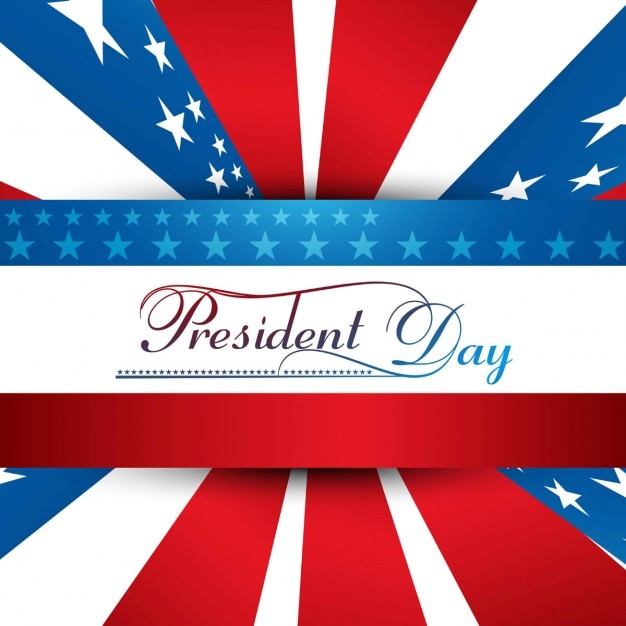 Free Vector | Modern presidents day card