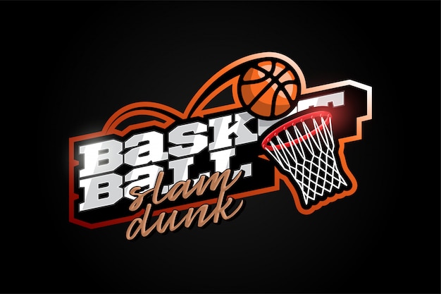 Download Free Modern Professional Typography Basketball Sport Retro Style Vector Use our free logo maker to create a logo and build your brand. Put your logo on business cards, promotional products, or your website for brand visibility.