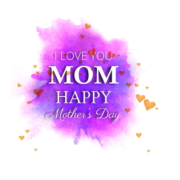 Modern purple mothers day background