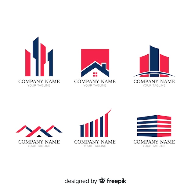Download Free Download This Free Vector Modern Real Estate Logo Collectio Use our free logo maker to create a logo and build your brand. Put your logo on business cards, promotional products, or your website for brand visibility.