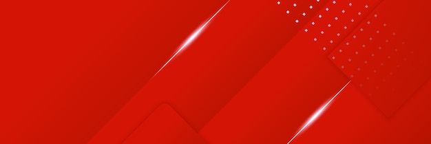 Premium Vector | Modern red abstract banner background