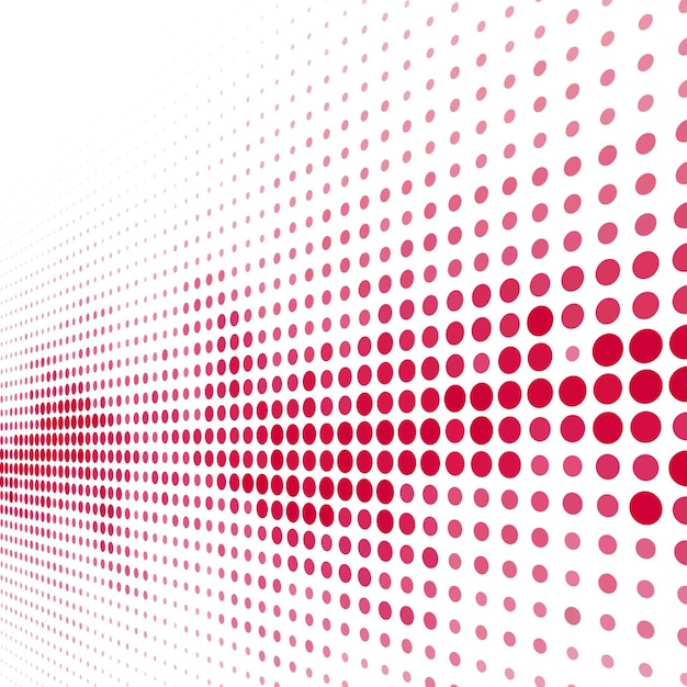 Modern red halftone background Vector | Free Download