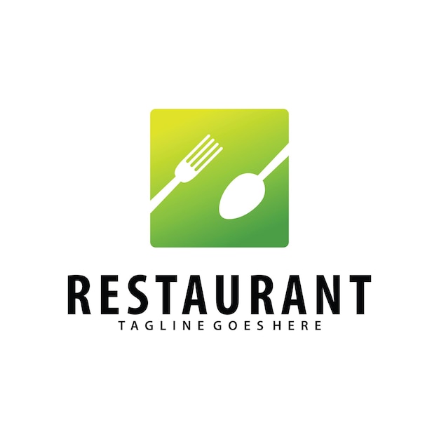 Premium Vector | Modern restaurant logo design template