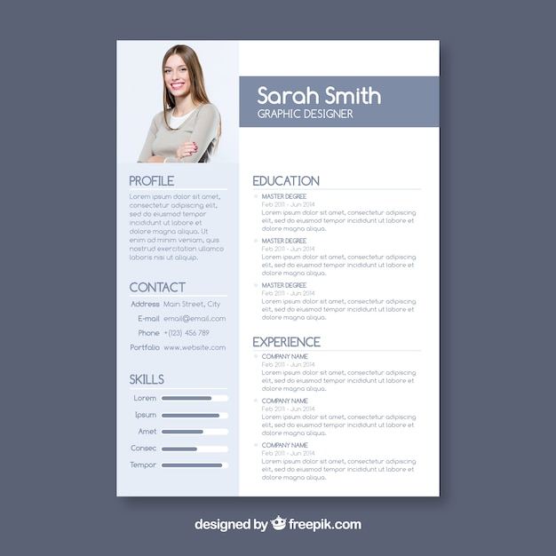 modern resume templates free download pdf