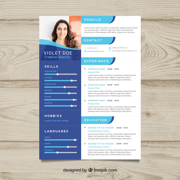 modern resume templates free download