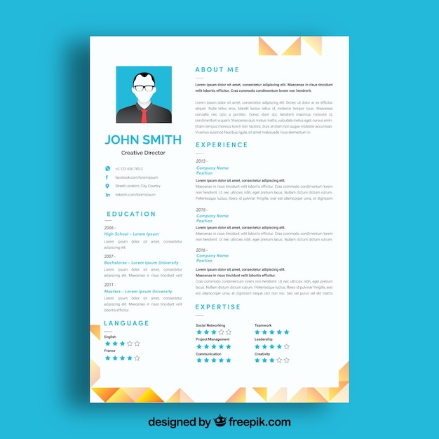 free download modern resume templates for word
