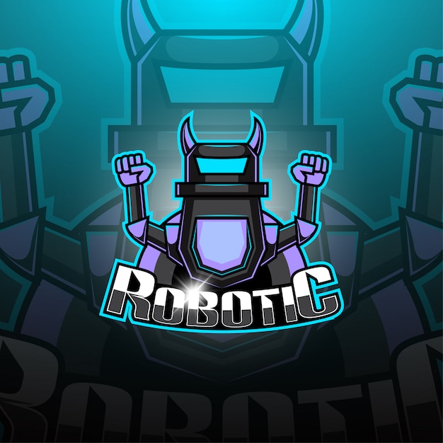 Download Free Modern Robotic Esport Mascot Logo Premium Vector Use our free logo maker to create a logo and build your brand. Put your logo on business cards, promotional products, or your website for brand visibility.