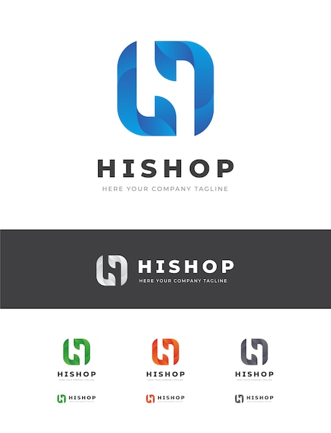 Download Free Modern Rounded Abstract H Letter Logo Premium Vector Use our free logo maker to create a logo and build your brand. Put your logo on business cards, promotional products, or your website for brand visibility.