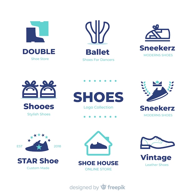Download Free Download This Free Vector Modern Shoes Logo Template Collection Use our free logo maker to create a logo and build your brand. Put your logo on business cards, promotional products, or your website for brand visibility.