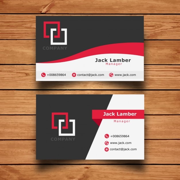 Simple Business Card Template from image.freepik.com