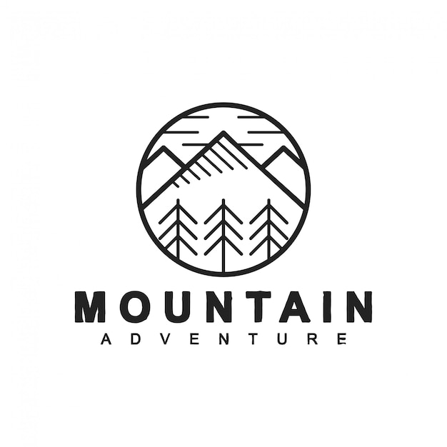 Download Free Modern And Simple Mountain Logo Design Premium Vector Use our free logo maker to create a logo and build your brand. Put your logo on business cards, promotional products, or your website for brand visibility.