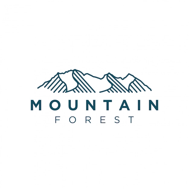 Download Free Modern And Simple Mountain Logo Design Premium Vector Use our free logo maker to create a logo and build your brand. Put your logo on business cards, promotional products, or your website for brand visibility.