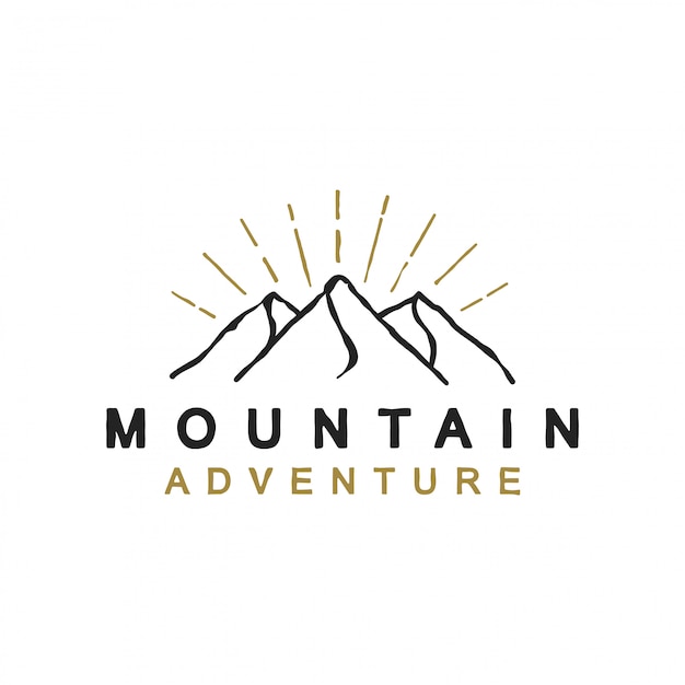 Download Free Modern And Simple Mountain Logo Design Premium Vector Use our free logo maker to create a logo and build your brand. Put your logo on business cards, promotional products, or your website for brand visibility.