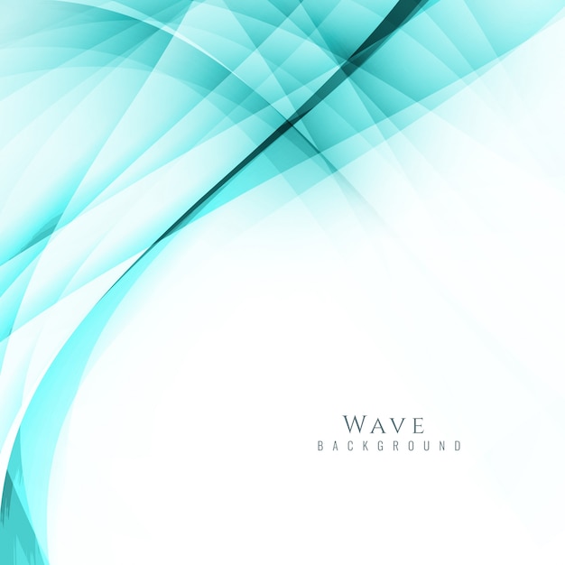 Modern smooth wavy background Vector | Free Download