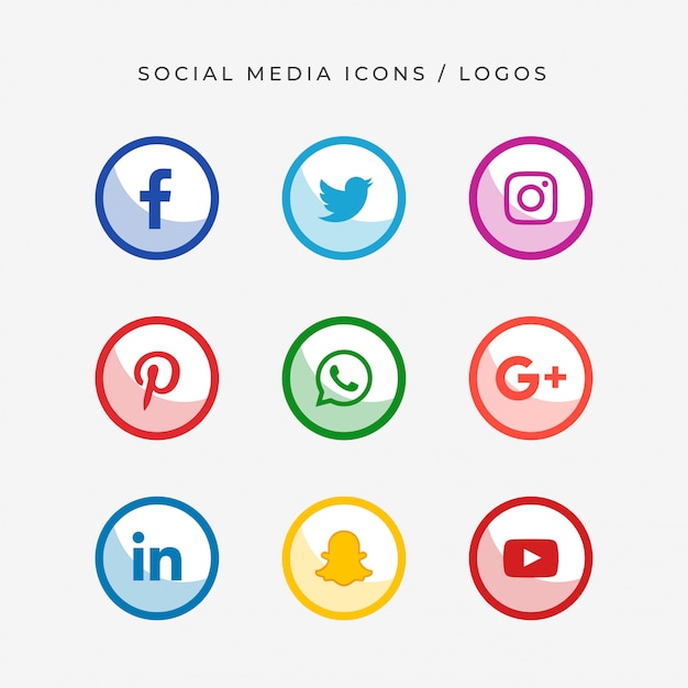 Download Free Download This Free Vector Modern Social Media Logos And Icons Use our free logo maker to create a logo and build your brand. Put your logo on business cards, promotional products, or your website for brand visibility.