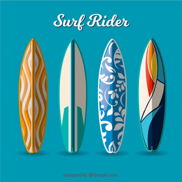 Download Modern surf rider | Free Vector