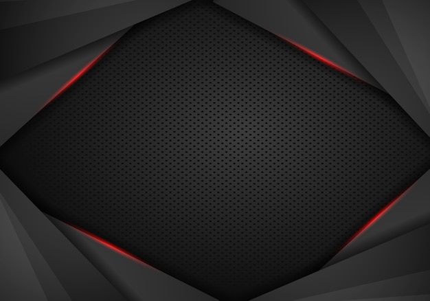 Modern tech design template background Premium Vector