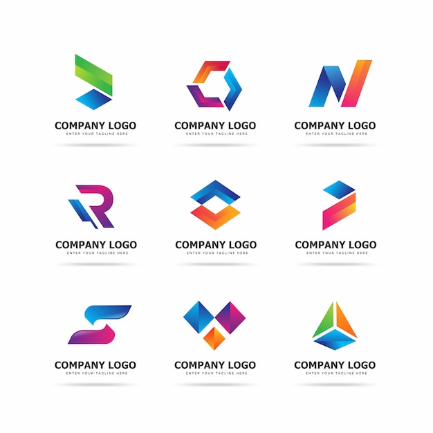 Premium Vector | Modern tech logo design template