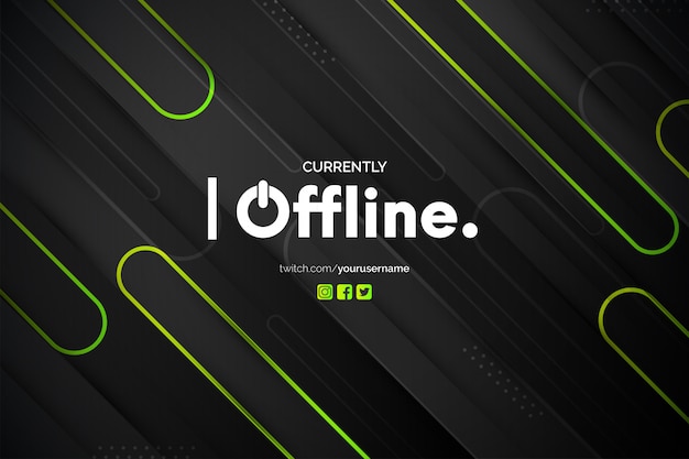 Free Vector | Modern twitch banner template